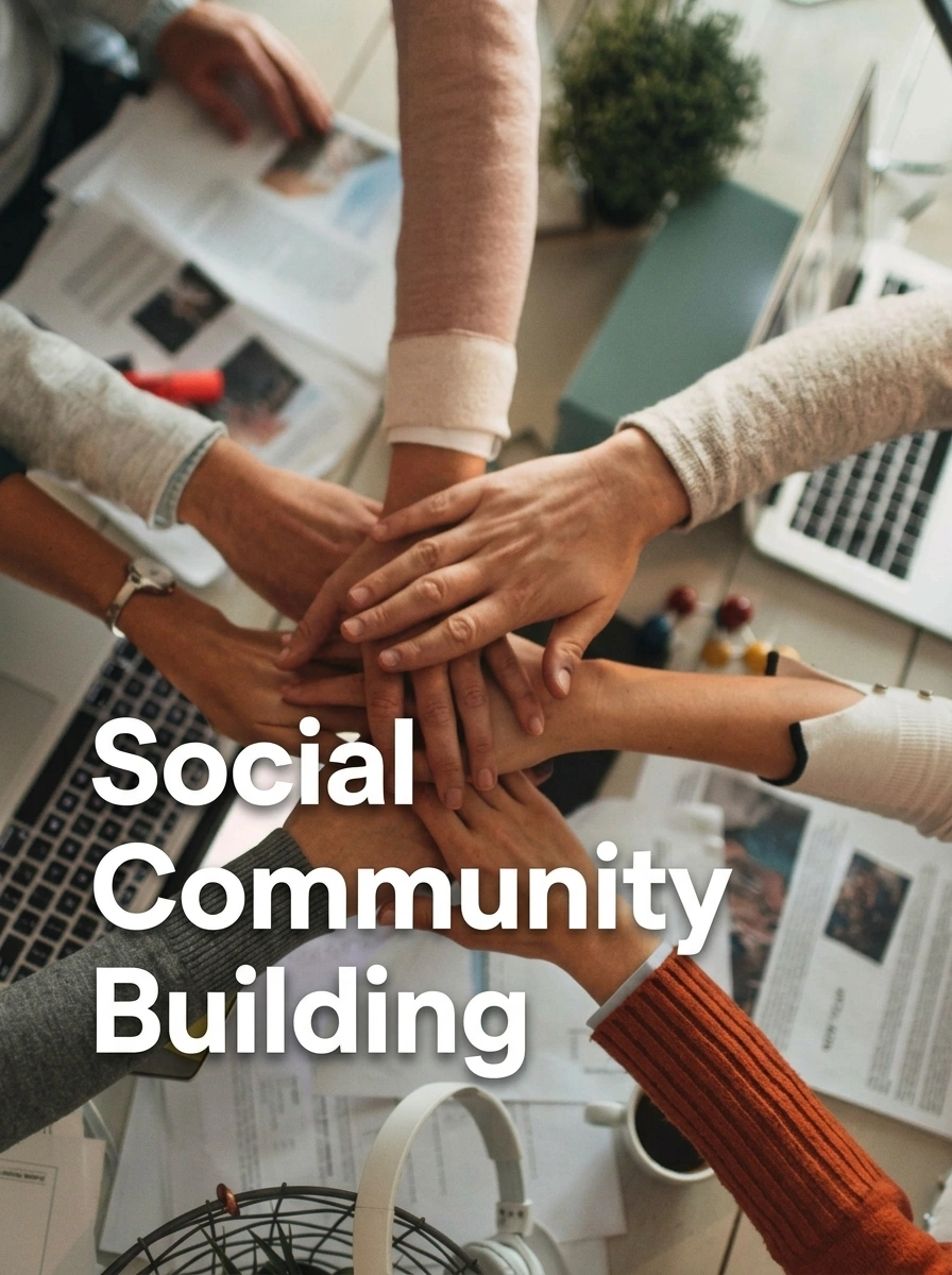 Custom Community Building website design and development process at Outgle