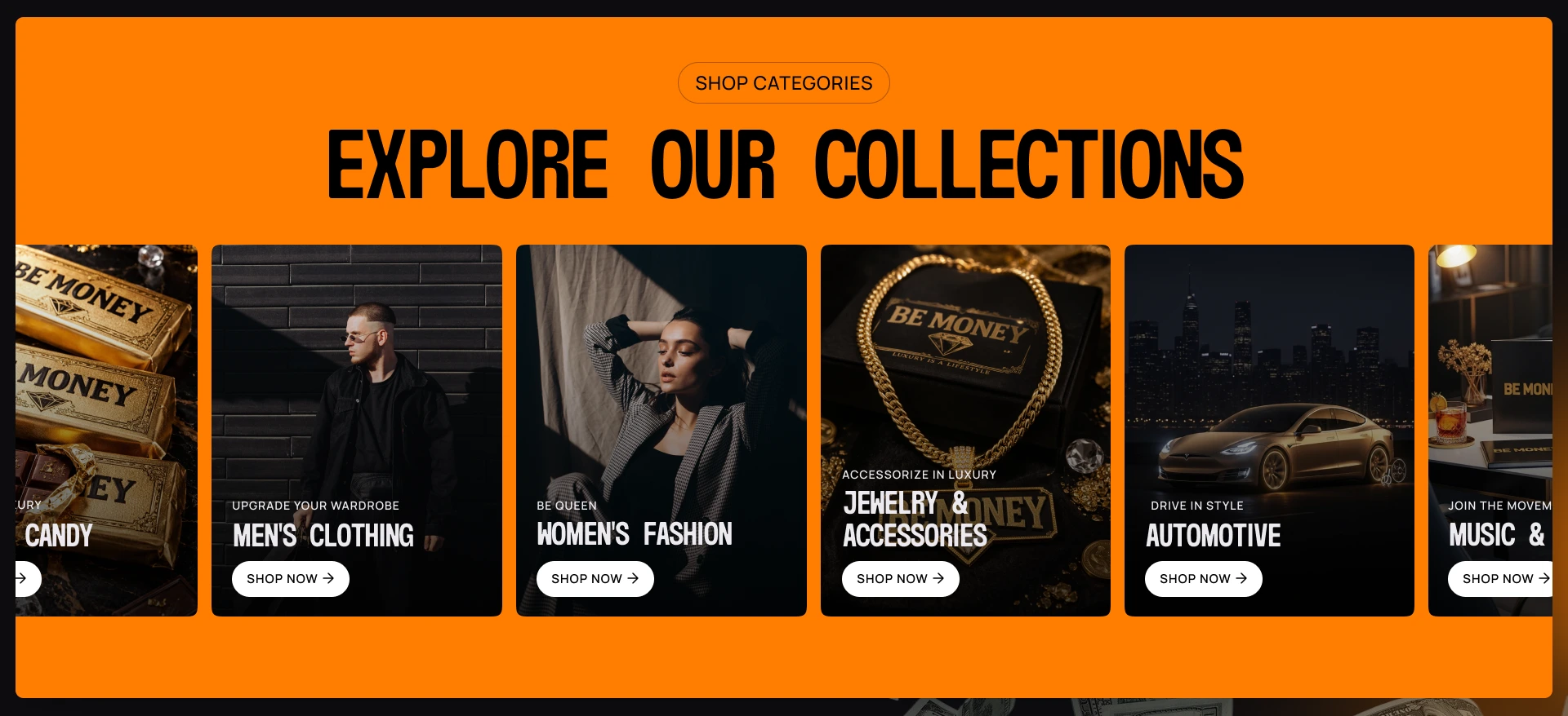 Be Money - Collections Carousel